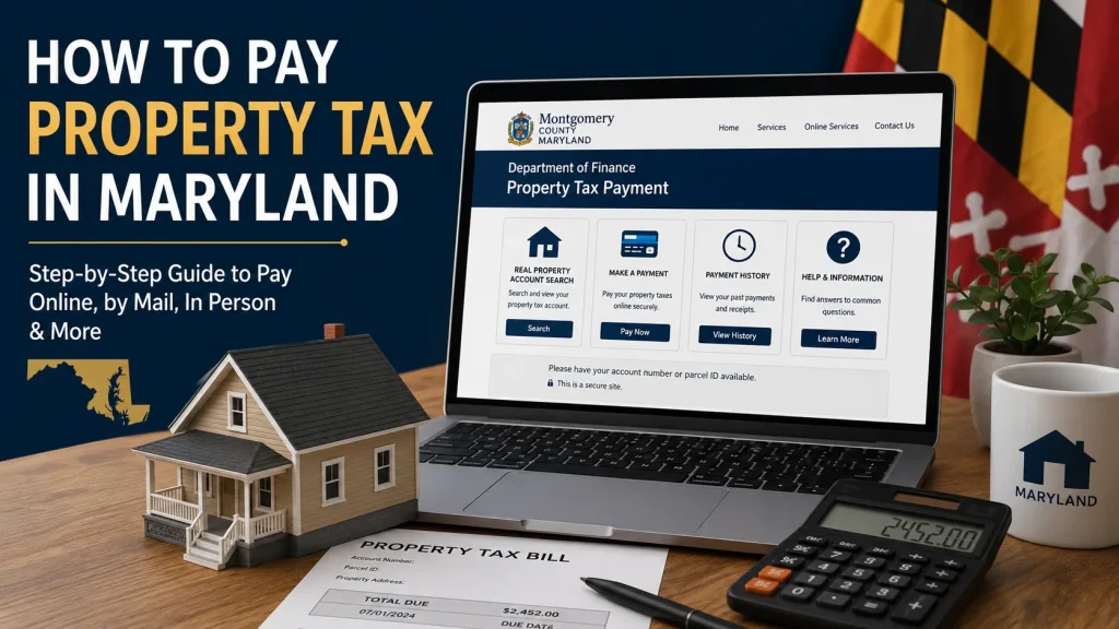 How to pay property tax in Maryland