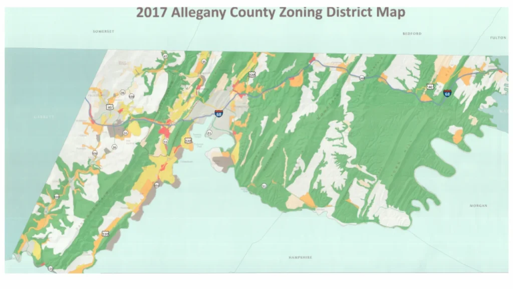 Maryland zoning map