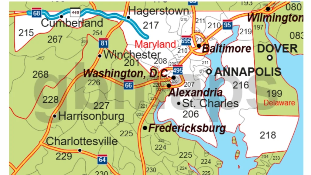 Maryland zoning map (2)