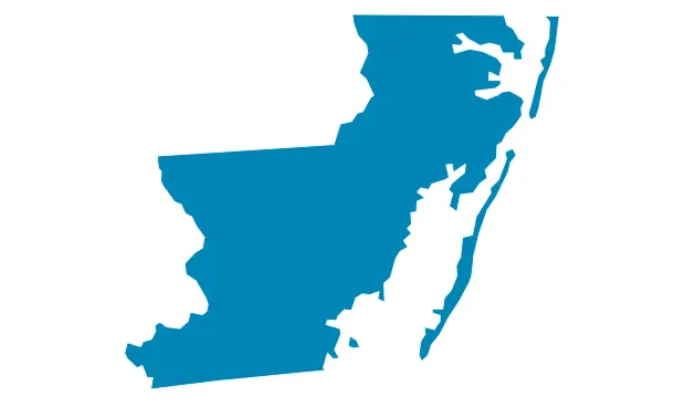 Wicomico County Maryland Map
